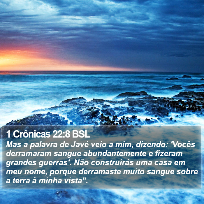 1 Crônicas 22:8 BSL Bible Study