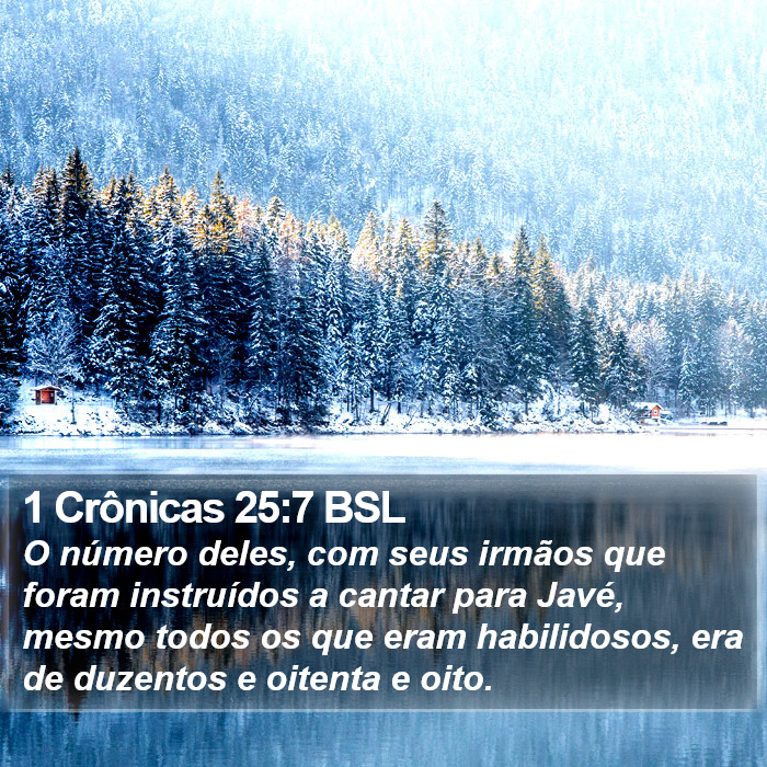 1 Crônicas 25:7 BSL Bible Study