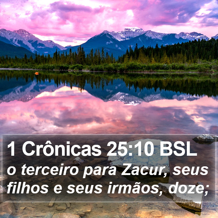 1 Crônicas 25:10 BSL Bible Study