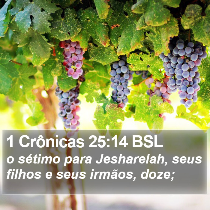1 Crônicas 25:14 BSL Bible Study