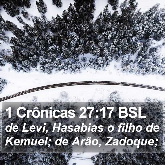 1 Crônicas 27:17 BSL Bible Study