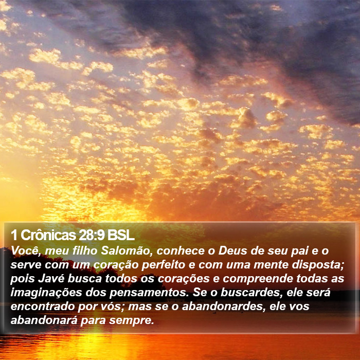 1 Crônicas 28:9 BSL Bible Study