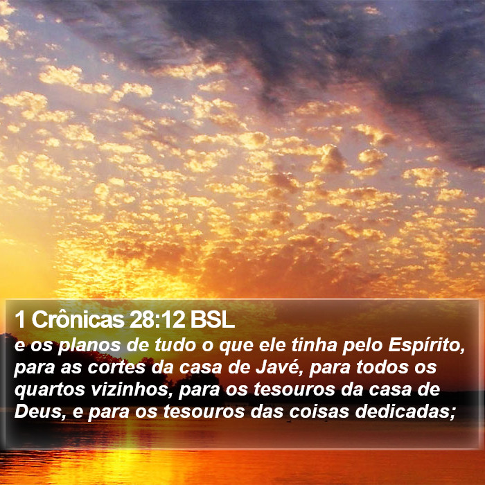 1 Crônicas 28:12 BSL Bible Study