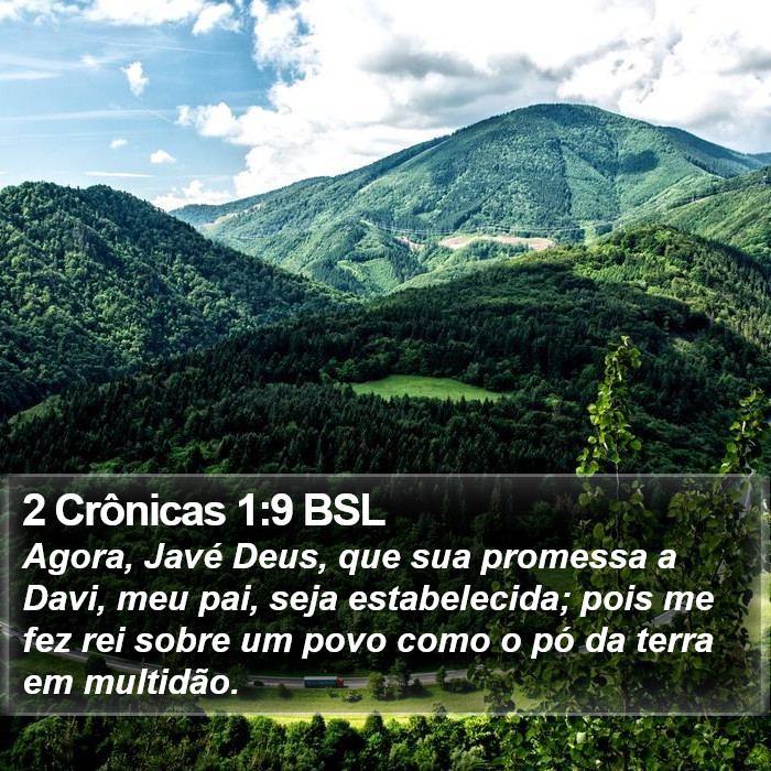 2 Crônicas 1:9 BSL Bible Study