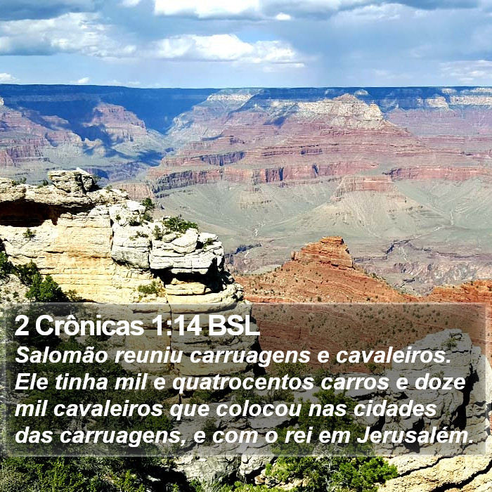 2 Crônicas 1:14 BSL Bible Study