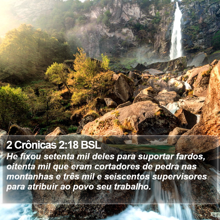 2 Crônicas 2:18 BSL Bible Study