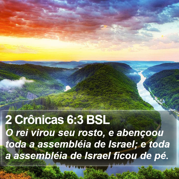 2 Crônicas 6:3 BSL Bible Study