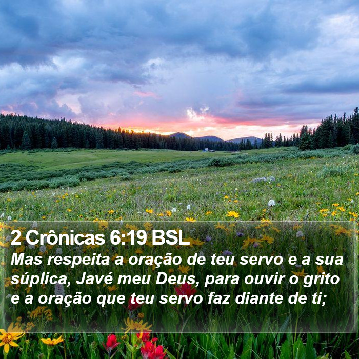2 Crônicas 6:19 BSL Bible Study