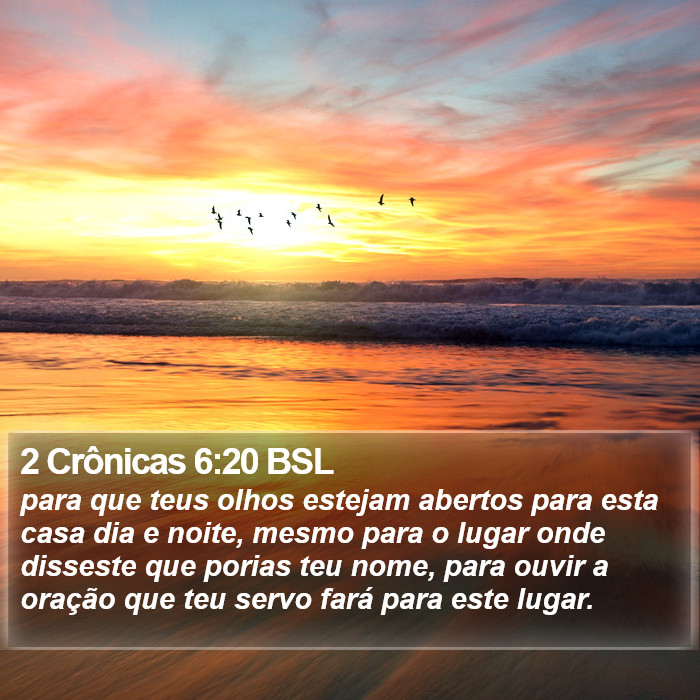 2 Crônicas 6:20 BSL Bible Study