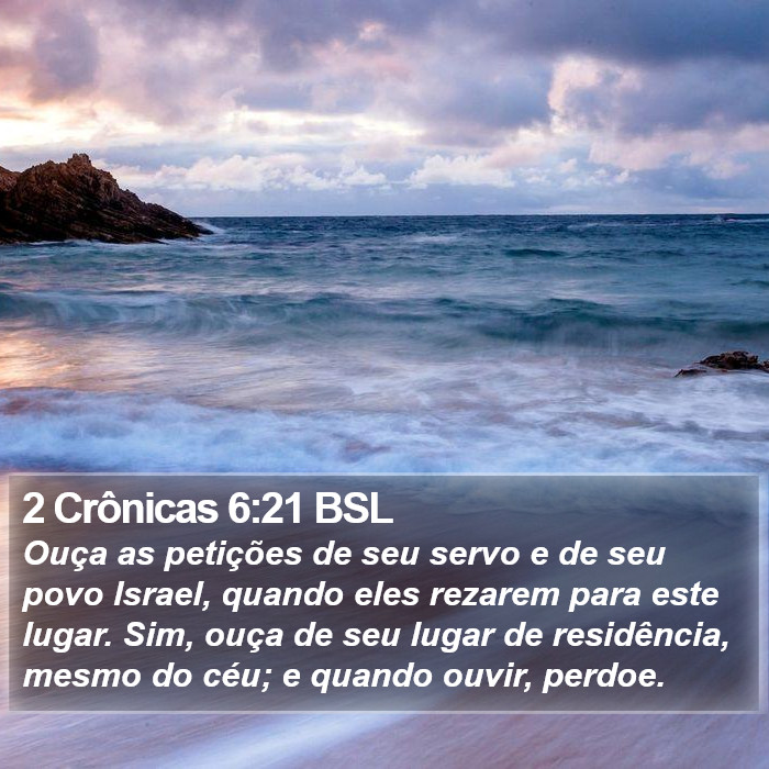 2 Crônicas 6:21 BSL Bible Study