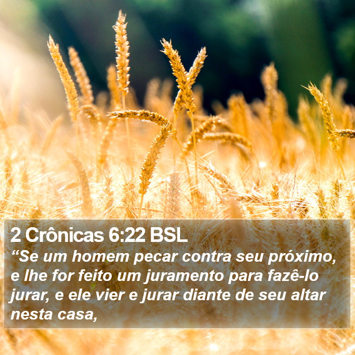 2 Crônicas 6:22 BSL Bible Study