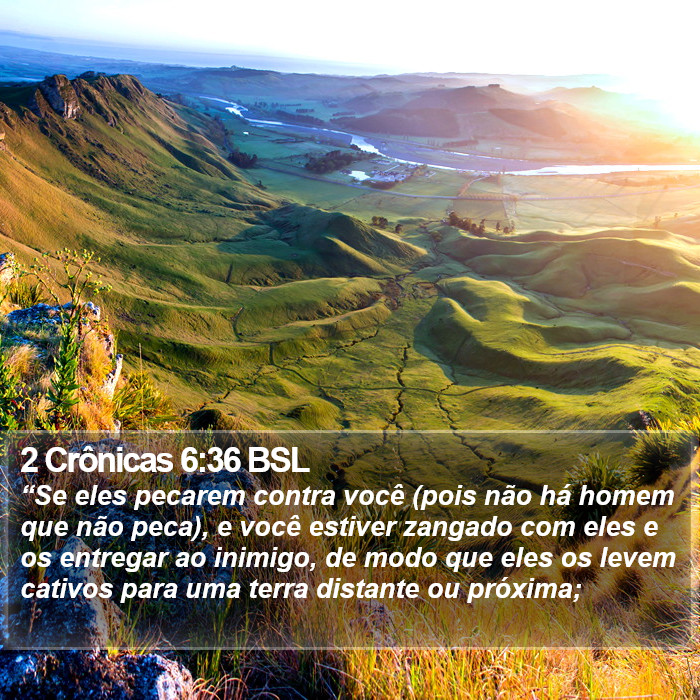 2 Crônicas 6:36 BSL Bible Study