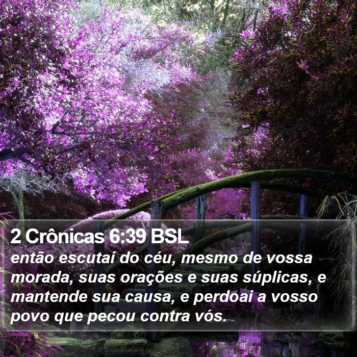2 Crônicas 6:39 BSL Bible Study