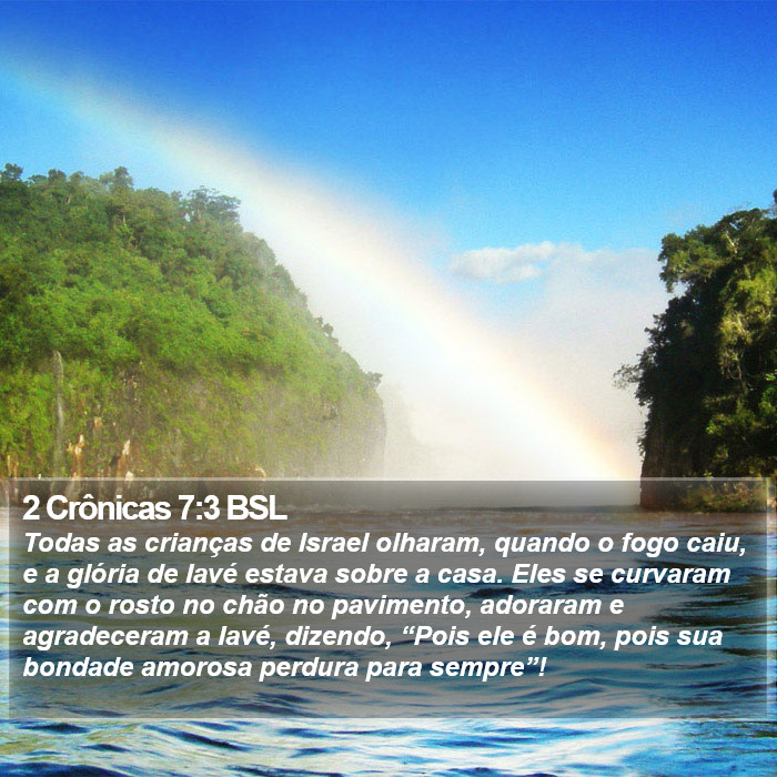 2 Crônicas 7:3 BSL Bible Study
