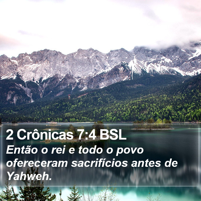 2 Crônicas 7:4 BSL Bible Study