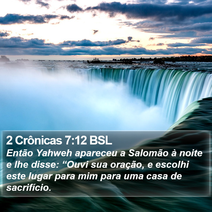 2 Crônicas 7:12 BSL Bible Study
