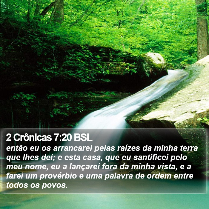 2 Crônicas 7:20 BSL Bible Study