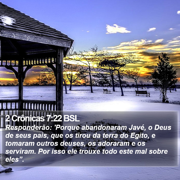 2 Crônicas 7:22 BSL Bible Study