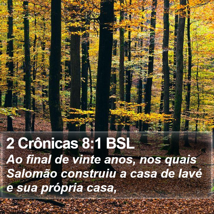 2 Crônicas 8:1 BSL Bible Study