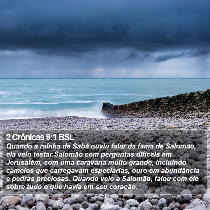 2 Crônicas 9:1 BSL Bible Study