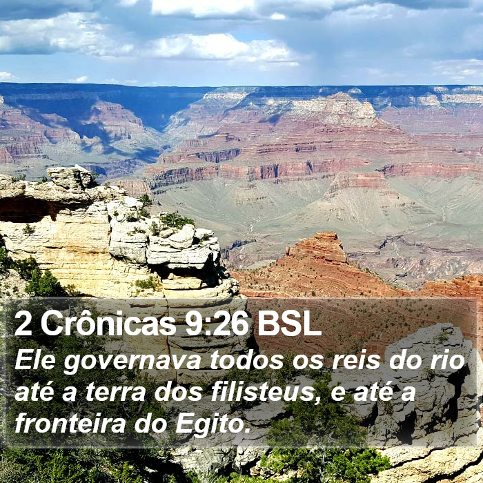 2 Crônicas 9:26 BSL Bible Study