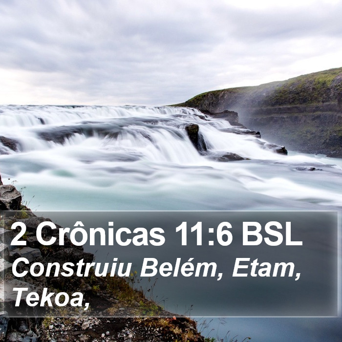 2 Crônicas 11:6 BSL Bible Study