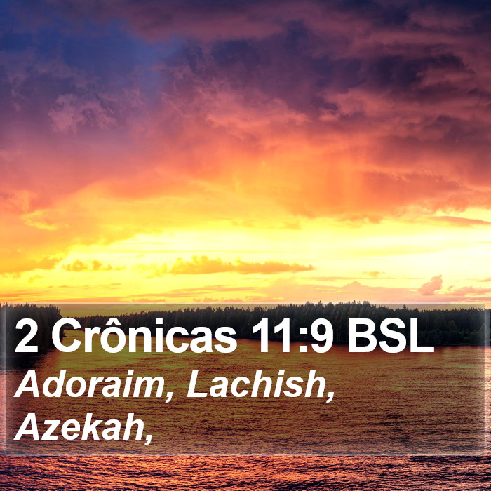 2 Crônicas 11:9 BSL Bible Study