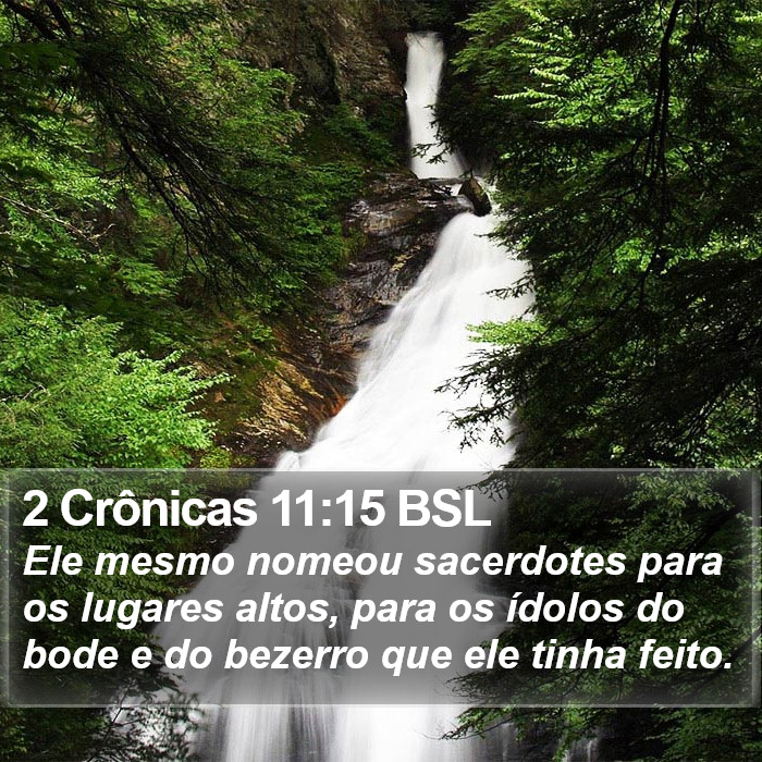 2 Crônicas 11:15 BSL Bible Study