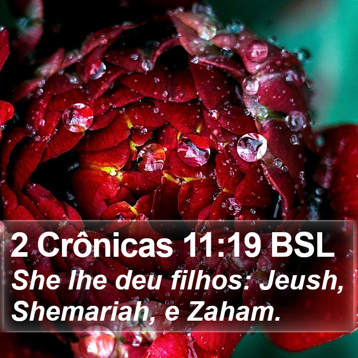 2 Crônicas 11:19 BSL Bible Study
