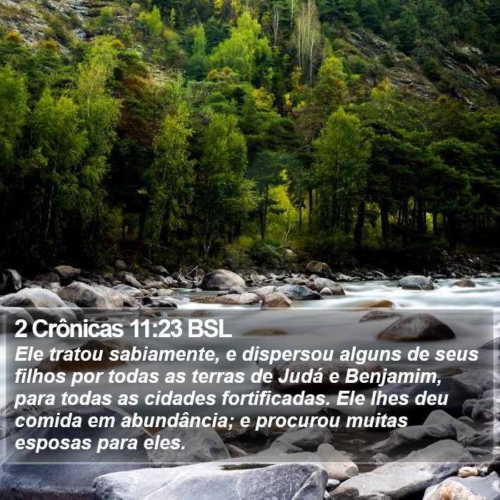 2 Crônicas 11:23 BSL Bible Study
