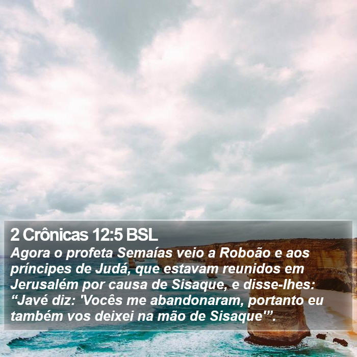 2 Crônicas 12:5 BSL Bible Study