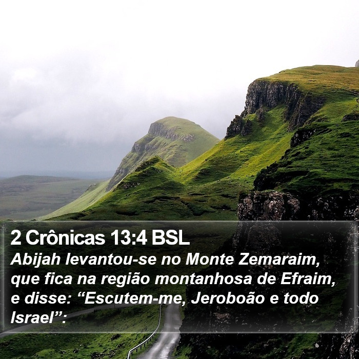 2 Crônicas 13:4 BSL Bible Study