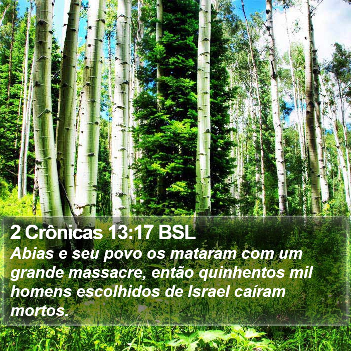 2 Crônicas 13:17 BSL Bible Study