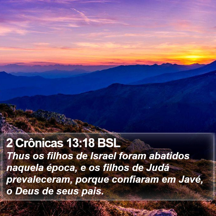 2 Crônicas 13:18 BSL Bible Study