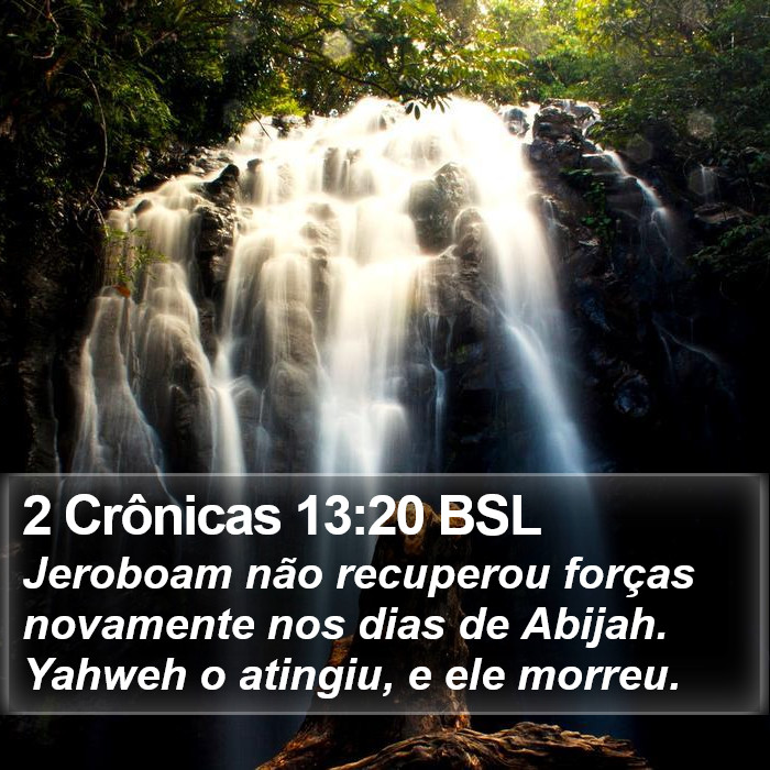 2 Crônicas 13:20 BSL Bible Study