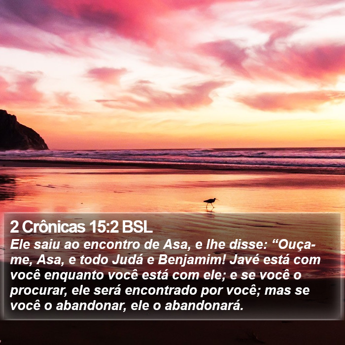 2 Crônicas 15:2 BSL Bible Study