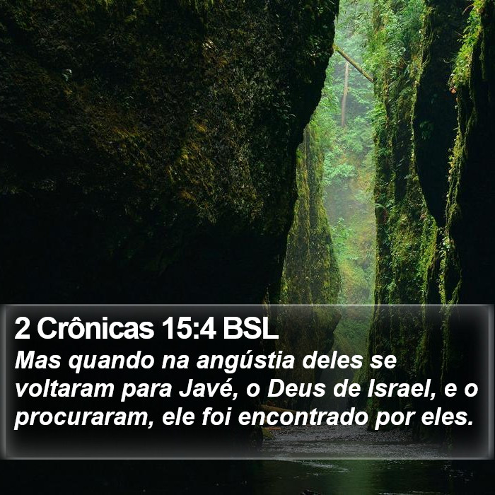 2 Crônicas 15:4 BSL Bible Study