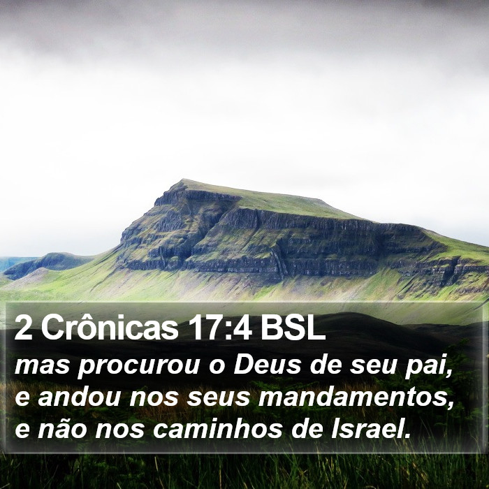 2 Crônicas 17:4 BSL Bible Study