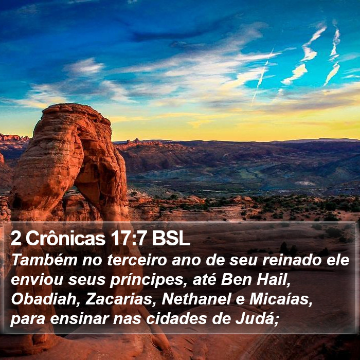 2 Crônicas 17:7 BSL Bible Study