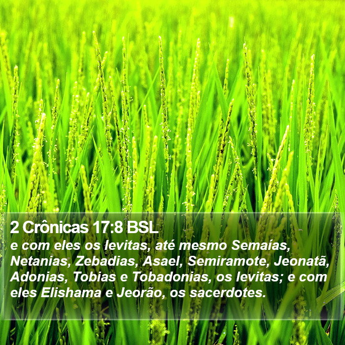 2 Crônicas 17:8 BSL Bible Study