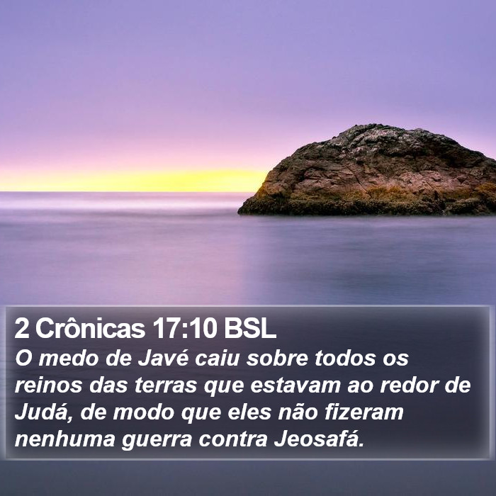2 Crônicas 17:10 BSL Bible Study