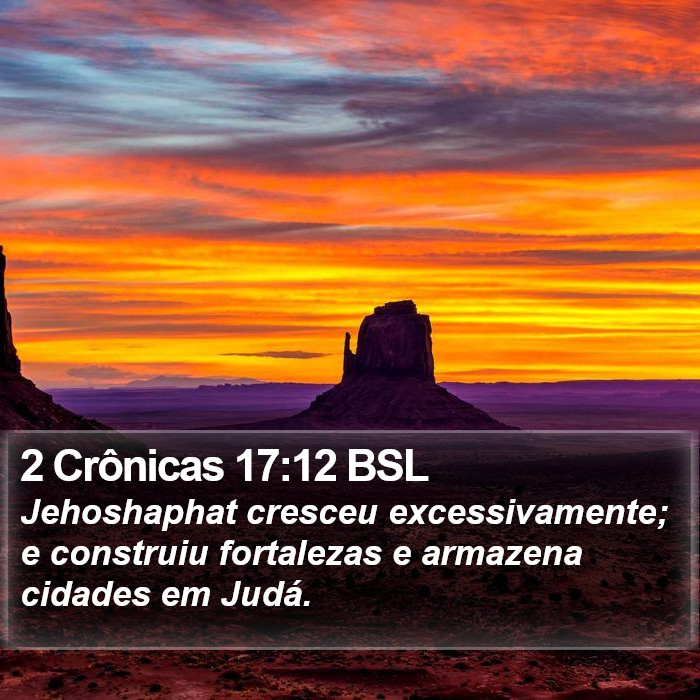 2 Crônicas 17:12 BSL Bible Study