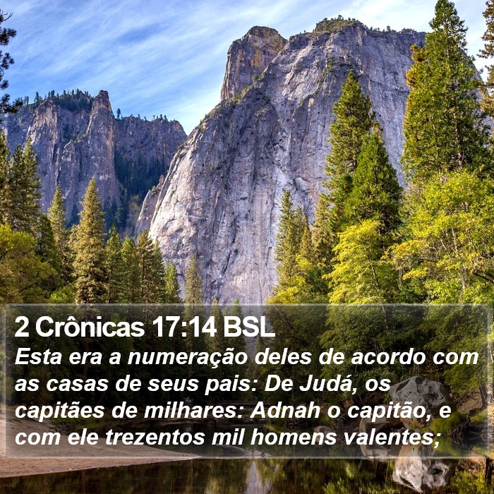 2 Crônicas 17:14 BSL Bible Study