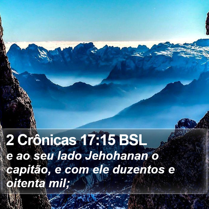 2 Crônicas 17:15 BSL Bible Study