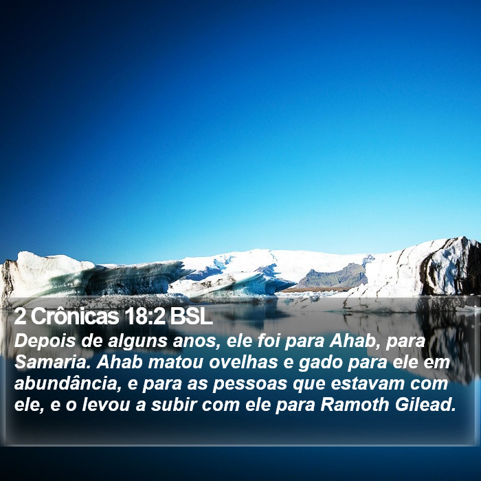 2 Crônicas 18:2 BSL Bible Study
