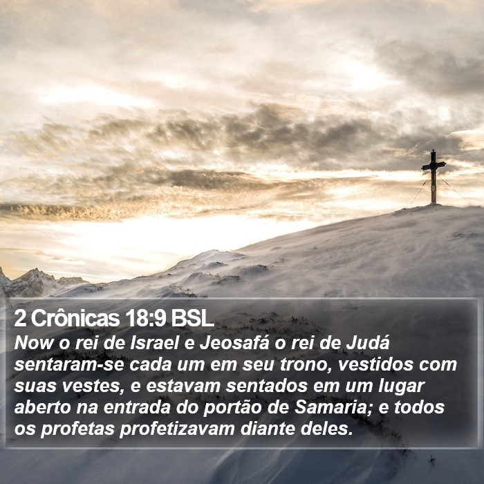 2 Crônicas 18:9 BSL Bible Study