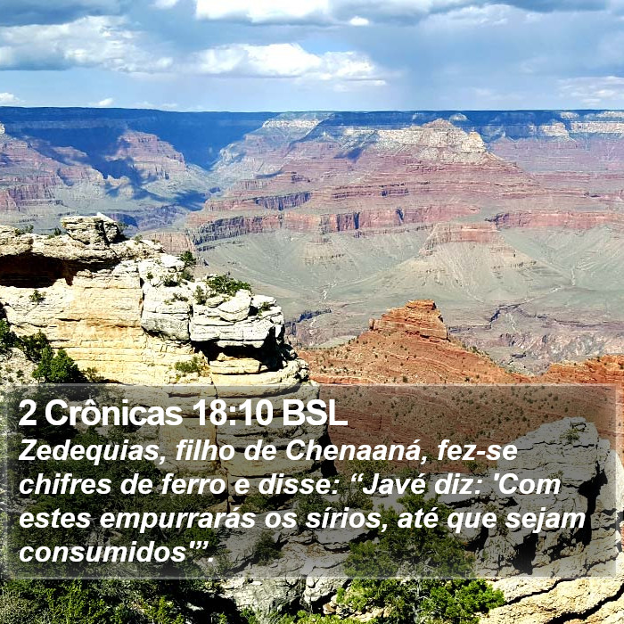 2 Crônicas 18:10 BSL Bible Study