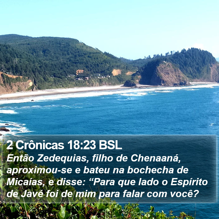 2 Crônicas 18:23 BSL Bible Study