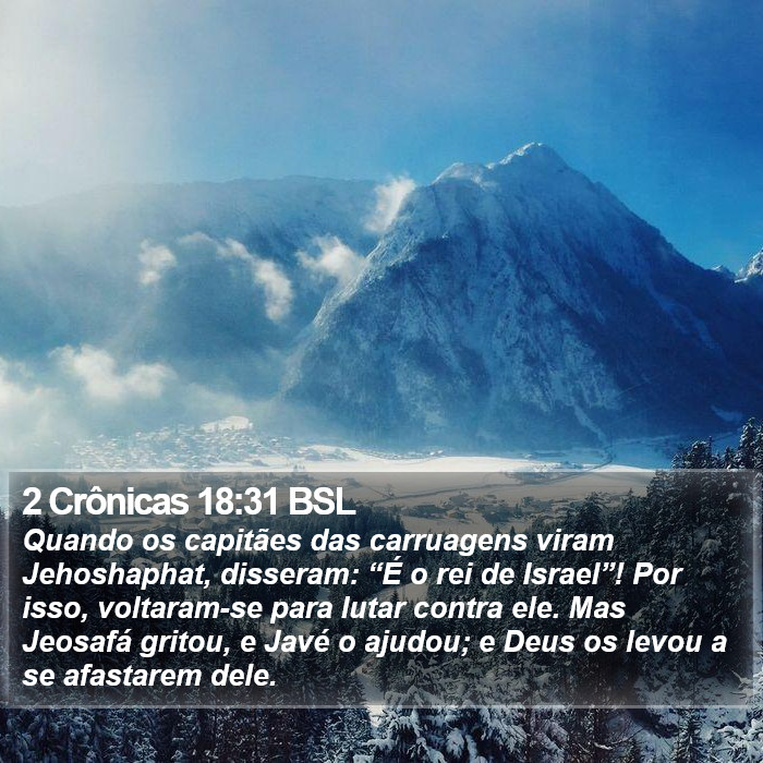 2 Crônicas 18:31 BSL Bible Study