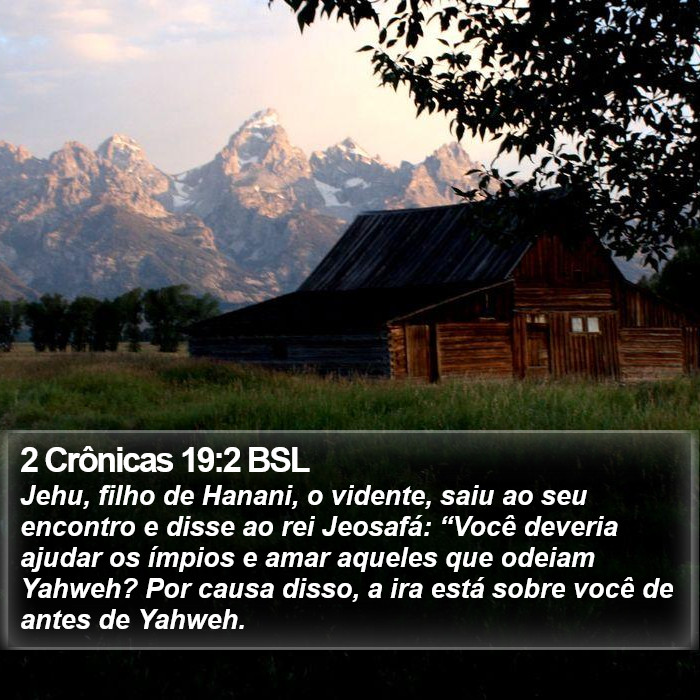 2 Crônicas 19:2 BSL Bible Study